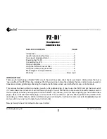 Preview for 3 page of Radial Engineering PZ-DI User Manual