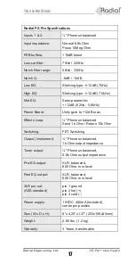 Preview for 19 page of Radial Engineering PZ-Pre User Manual