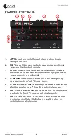 Preview for 4 page of Radial Engineering PZ-PRO User Manual