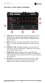 Preview for 5 page of Radial Engineering PZ-PRO User Manual