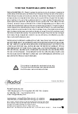 Preview for 8 page of Radial Engineering Reamp EXTC 500 Series User Manual