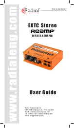 Radial Engineering Reamp EXTC Stereo User Manual preview