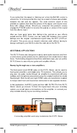 Preview for 9 page of Radial Engineering Reamp EXTC Stereo User Manual