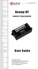 Preview for 1 page of Radial Engineering Reamp HP User Manual