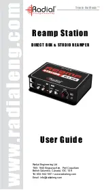 Preview for 1 page of Radial Engineering Reamp Station User Manual