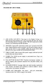 Preview for 4 page of Radial Engineering Reamp X-Amp User Manual