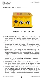 Preview for 5 page of Radial Engineering Reamp X-Amp User Manual