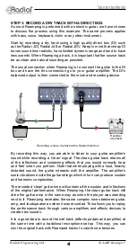 Preview for 6 page of Radial Engineering Reamp X-Amp User Manual