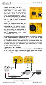 Preview for 8 page of Radial Engineering Reamp X-Amp User Manual