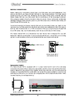 Предварительный просмотр 6 страницы Radial Engineering Space Heater 500 User Manual