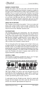 Предварительный просмотр 6 страницы Radial Engineering TONEBONE PLEXITUBE Owner'S Manual