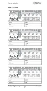 Предварительный просмотр 19 страницы Radial Engineering TONEBONE PLEXITUBE Owner'S Manual