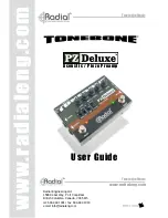 Radial Engineering Tonebone PZ Deluxe User Manual preview