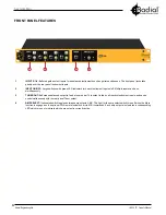 Preview for 4 page of Radial Engineering X42 V2 Owner'S Manual