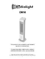 Preview for 1 page of Radialight OMNI Operating Instructions Manual