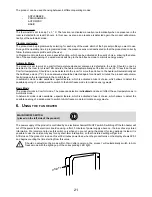 Preview for 21 page of Radialight WINDY Installation And Operating Manual