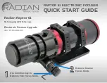 Предварительный просмотр 1 страницы Radian Raptor 61 Quick Start Manual