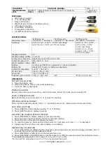 Preview for 1 page of Radiance instruments RT616 Series Product Manual