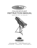 radiance 7201111 Instruction Manual preview