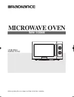 radiance TMW-1100MR Operating Instructions Manual preview