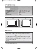 Предварительный просмотр 5 страницы radiance TMW-1100NE Operating Instructions Manual