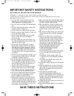 Предварительный просмотр 6 страницы radiance TMW-1100NE Operating Instructions Manual