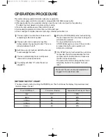 Предварительный просмотр 9 страницы radiance TMW-1100NE Operating Instructions Manual