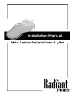 Radiant Pools Metric Freeform Installation Manual preview
