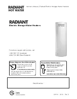 Preview for 20 page of Radiant 125A118 Owner'S Manual