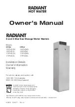 Preview for 1 page of Radiant 135RAD3L Owner'S Manual