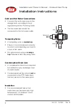 Preview for 10 page of Radiant airoheat D2FHG4HW0C Installation And Owner'S Manual