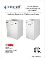 Radiant EcoSmart ES50LVP Installation, Operation And Maintenance Manual preview