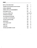 Preview for 2 page of Radiant RCM-R Installation, Use And Maintenance Manual