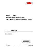 Radiant RH 28 Installation And Maintenance Manual preview