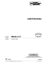 Radiant RMAS 21 E User Manual preview