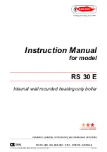 Preview for 1 page of Radiant RS 30 E Instruction Manual