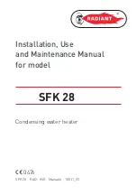 Preview for 1 page of Radiant SFK 28 Instructions For Installation, Use And Maintenance Manual