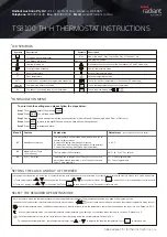 Radiant TS8100-TH-H Instructions preview