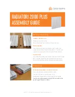 Предварительный просмотр 1 страницы Radiatori 2000 Plus Assembly Manual