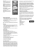 Предварительный просмотр 2 страницы Radica Games 72041 Instruction Manual