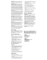 Preview for 2 page of Radica Games 73021 Instruction Manual