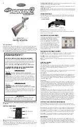 Radica Games Play TV Buckmasters Huntin' 2 Instruction Manual preview