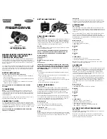 Radica Games Sega Mega Drive 74065 Instruction Manual preview