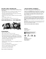 Preview for 2 page of Radica Games Street Muttz 75059 Instruction Manual