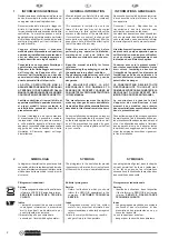 Preview for 2 page of RADICAL OLIMPIA SPLENDID Instructions For Installation, Use And Maintenance Manual