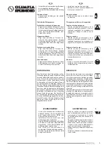 Preview for 5 page of RADICAL OLIMPIA SPLENDID Instructions For Installation, Use And Maintenance Manual