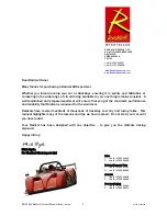 Preview for 2 page of RADICAL SR4  2006 Owner'S Manual