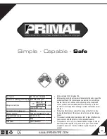 Предварительный просмотр 1 страницы Radient Primal User Manual