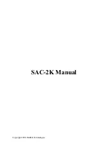 RADIKAL TECHNOLOGIES SAC-2K Manual preview