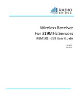 Radio Bridge RBM101H-345 User Manual preview